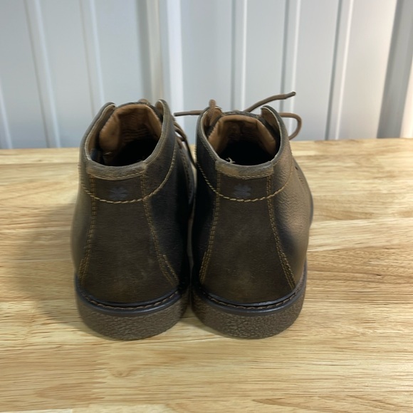 New Mens NB Lucky Brand Leather Chukkas Size 8 - Picture 3 of 5